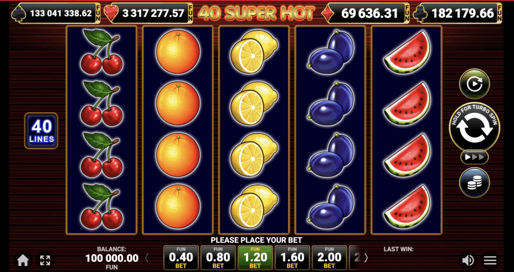 казино игри 40 безплатно - Super Hot (40 Супер Хот)